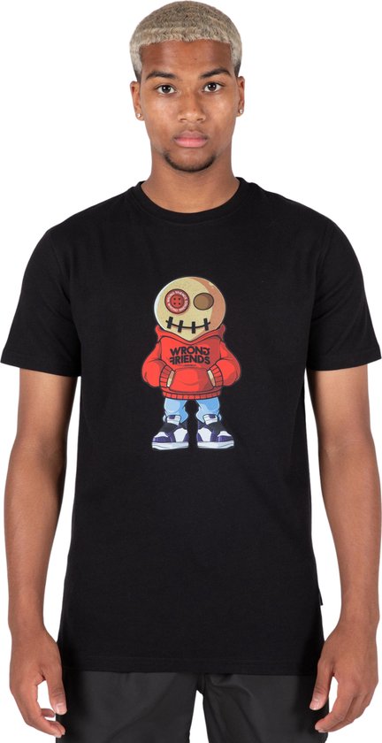 VALENCIA VOODOO T-SHIRT - BLACK/RED L