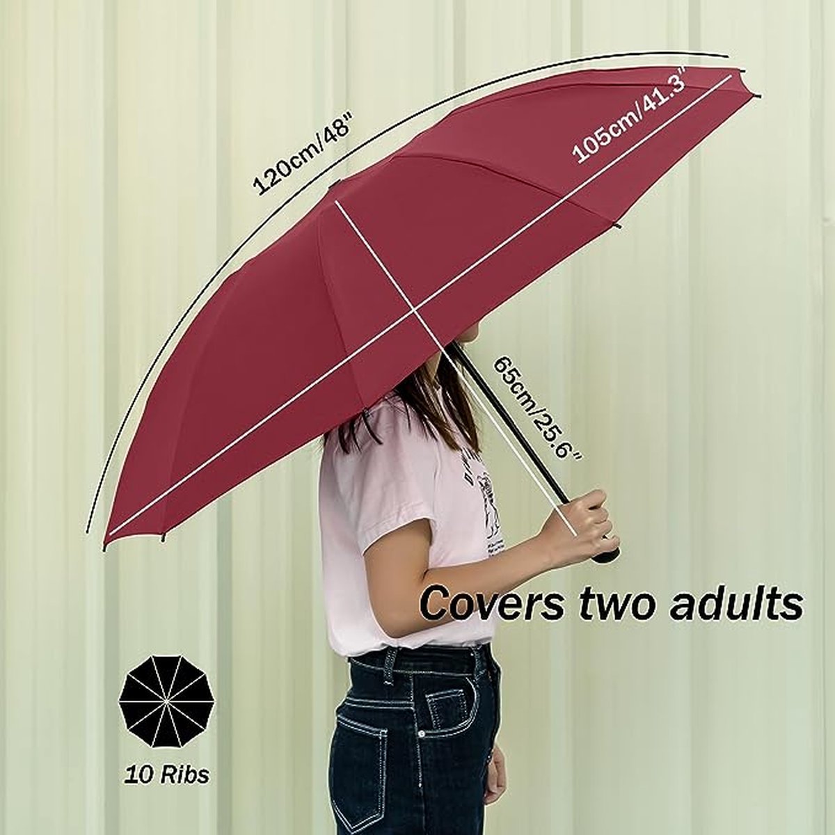 Parapluies inversés pour la pluie Coupe-vent inversé Compact