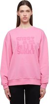 WB Comfy Uniseks Oversized Sweatshirt Voor Haar en Hem Roze - L