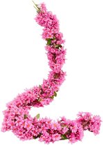 Sakura kunstslinger, kersenbloesem, bloemen, hangende wijnstokken, namaak, oosterse kersenkrans, tuin, feest, bruiloft, decoratie, 2 stuks