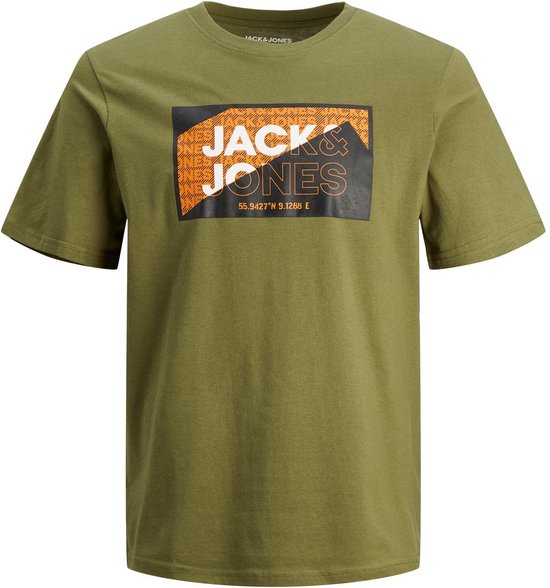 JACK&JONES PLUS JCOLOGAN TEE SS CREW NECK AW23 PLS Heren T-shirt - Maat EU2XL US1L