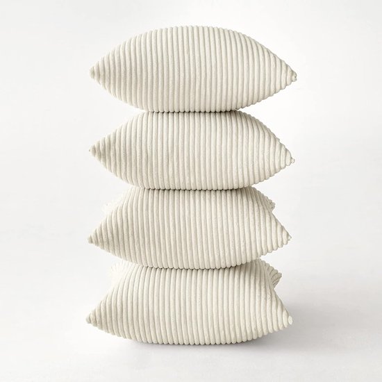 NOVÉE Sierkussen Corduroy Donkerrood | 45 x 45 cm | Polyester - Gek op kussens