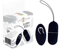 INTENSE COUPLES TOYS | Intense Flippy I Vibrating Egg With Remote Control Black | Vibrator | Remote Vibrator | Sex Toy voor Vrouwen | Sex Toy voor Koppels