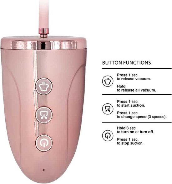 Pompe à chatte rechargeable - Rose