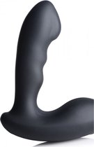 XR Brands Milking and Vibrating Prostate Massager + Harness with 7 Speeds black