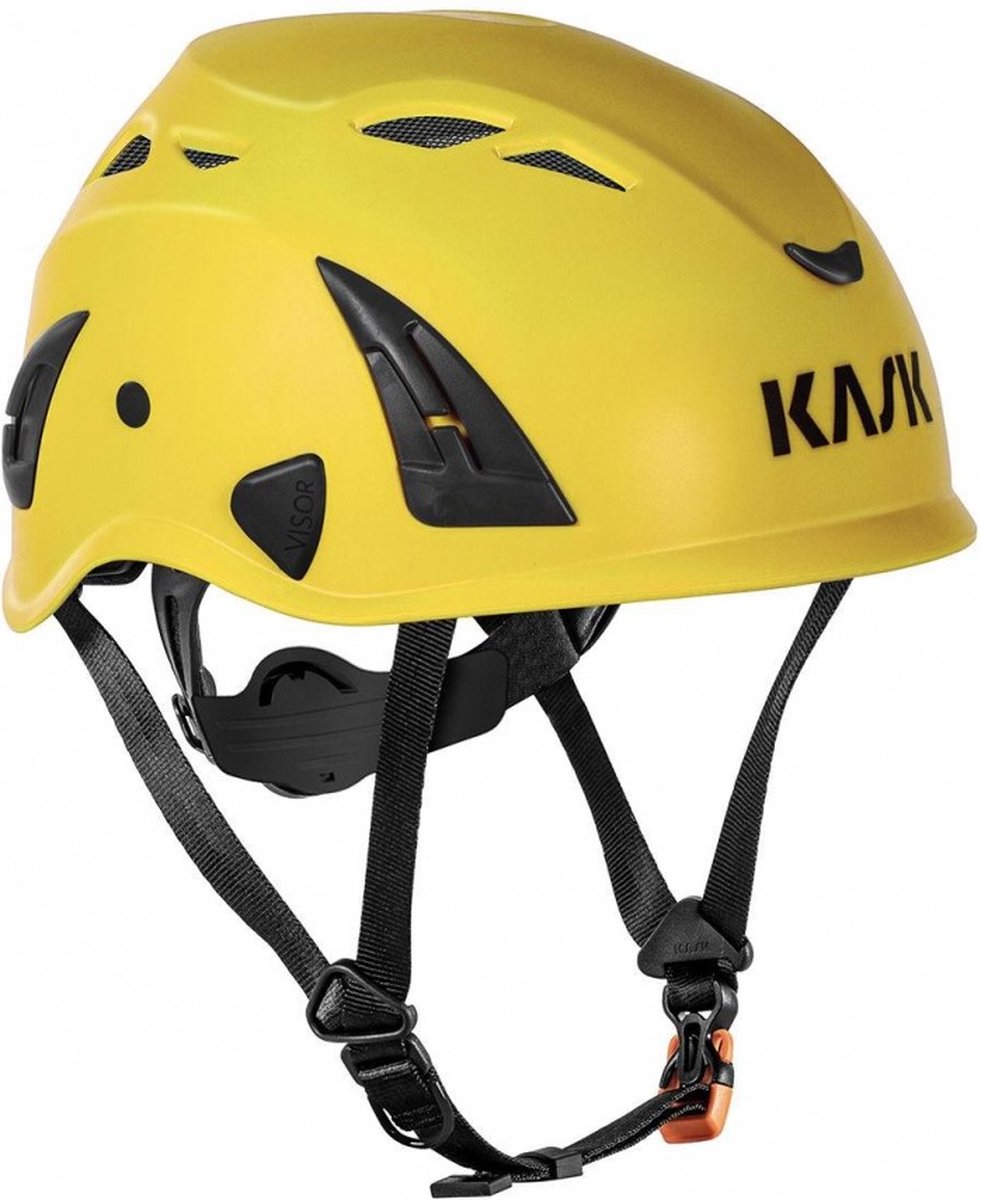 Kask superplasma aq - klimhelm voor industriële doeleindes geel one size afbeelding