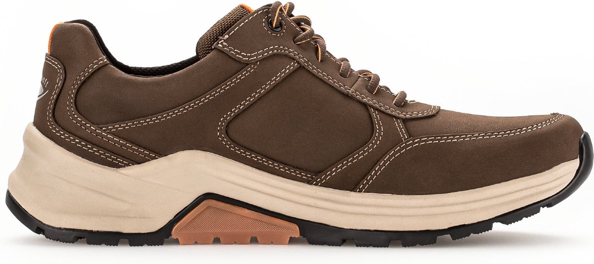 Pius Gabor rollingsoft sensitive 8007.10.04 - heren rollende wandelsneaker - bruin - maat 44 (EU) 9.5 (UK)