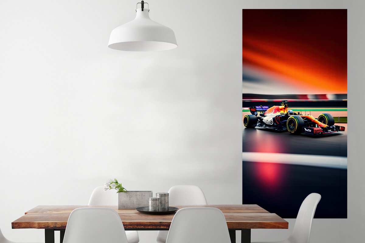 Poster Auto - Formule 1 - Circuit - Raceauto - 75x150 cm
