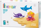 HeyClay 6 Potjes Speelklei | Ocean