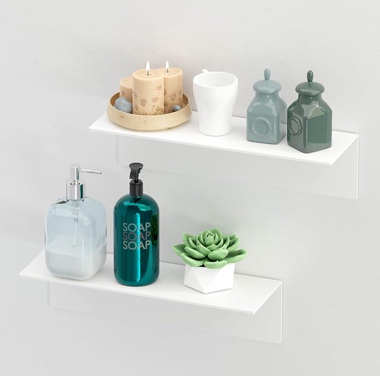 TRAUMMÖBEL Wandrek Rood Boekenrek Hout Hangrek Zwevend Rek voor Woonkamer voor Decoratie, Slaapkamer, Keuken Kruidenrek