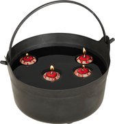 Fiestas Guirca - Decoratie drijvende kaars oog (4 stuks) - Halloween - Halloween Decoratie - Halloween Versiering