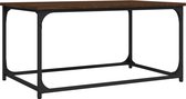 vidaXL-Salontafel-80x50x40-cm-bewerkt-hout-en-ijzer-bruin-eikenkleur
