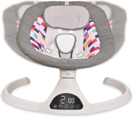 Transat Bébé électrique - Fauteuil à bascule - Fonction Bluetooth et haut-parleur  -... | bol