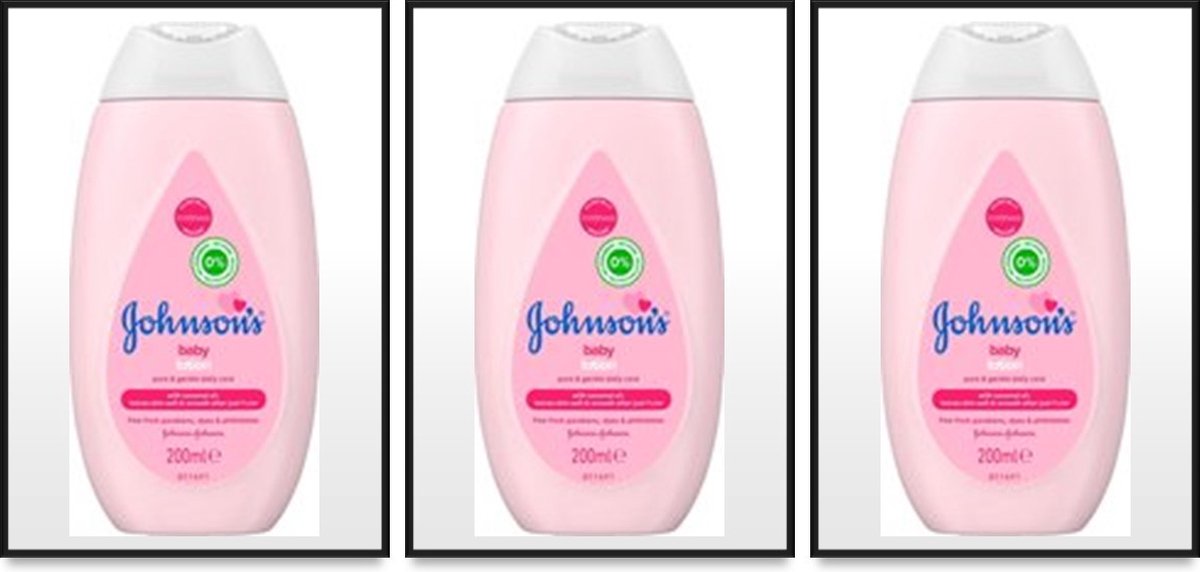 Goedkoopste Johnson’s Baby Bodylotion 3 x 200 ml