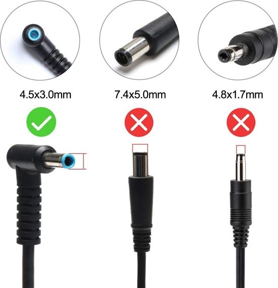 HP Laptop Charger - 150W - 4.5mm x 3.0mm - 4SC18AA#ABB | bol