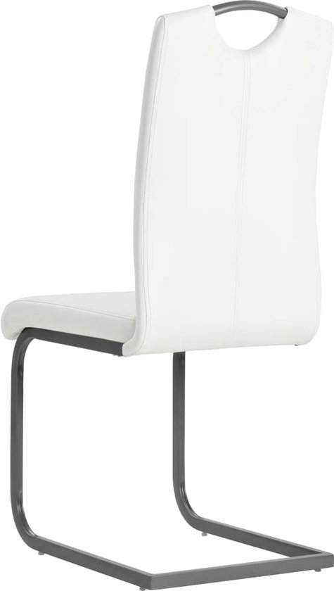 Lot de 4 chaises de salle à manger blanc HARTLEY 