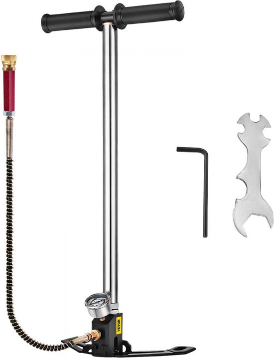 Dakta® 4500 PSI Luchtgasvulpomp 3traps PCPlaadbeugelpomp Luchtpomp