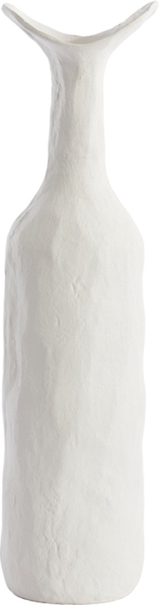 Light & Living Light&living Vaas deco 13x12,5x50 cm TEODORA crème Wit