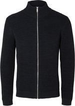 SELECTED HOMME SLHVINCE LS KNIT BUBBLE FULL ZIP NOOS Heren Trui - Maat XL