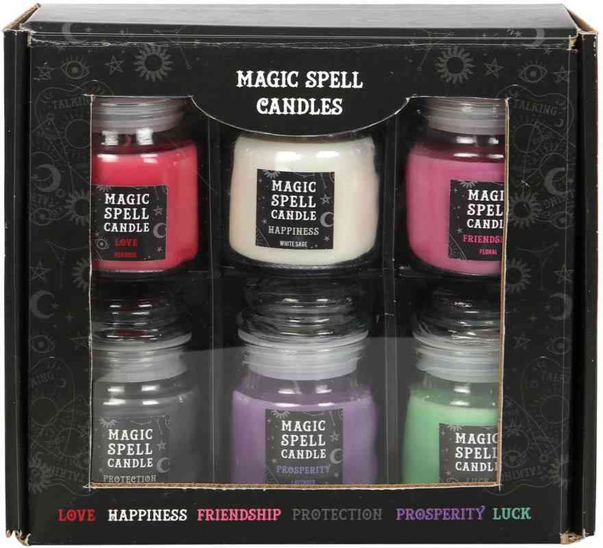 Something Different Magic Spell Candle Jar Geurkaars - Multicolours