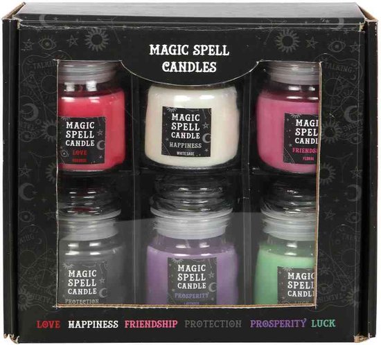 Something Different - Magic Spell Candle Jar Geurkaars - Multicolours
