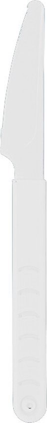 Couteaux Excellent Houseware - 20 pièces - blanc - plastique - 18 cm - réutilisable