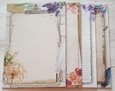 Set met 4 Schrijfblokken A4 - Meer Leuks - Briefpapier - Postpapier - Schrijfblok - Papier met lijntjes