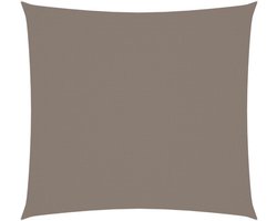 vidaXL Parasol - Zonnescherm - Zonnescherm vierkant 2x2 m oxford stof taupe - Buitendecoratie - Tuindeco - Patio