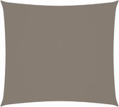 The Living Store Zonnezeil - Oxford stof - 2.5 x 3 m - Taupe - Waterbestendig