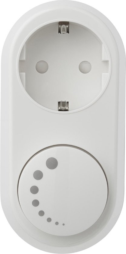 Stekkerdimmer voor led - Stopcontact dimmer, 0-100W LED - Niet geschikt voor Belgische stopcontacten - Wit - Ecodim