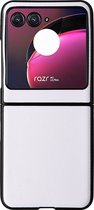 Mobigear Hoesje geschikt voor Motorola Razr 40 Ultra Telefoonhoesje Hardcase | Mobigear Excellent Backcover | Razr 40 Ultra Case | Back Cover - Wit