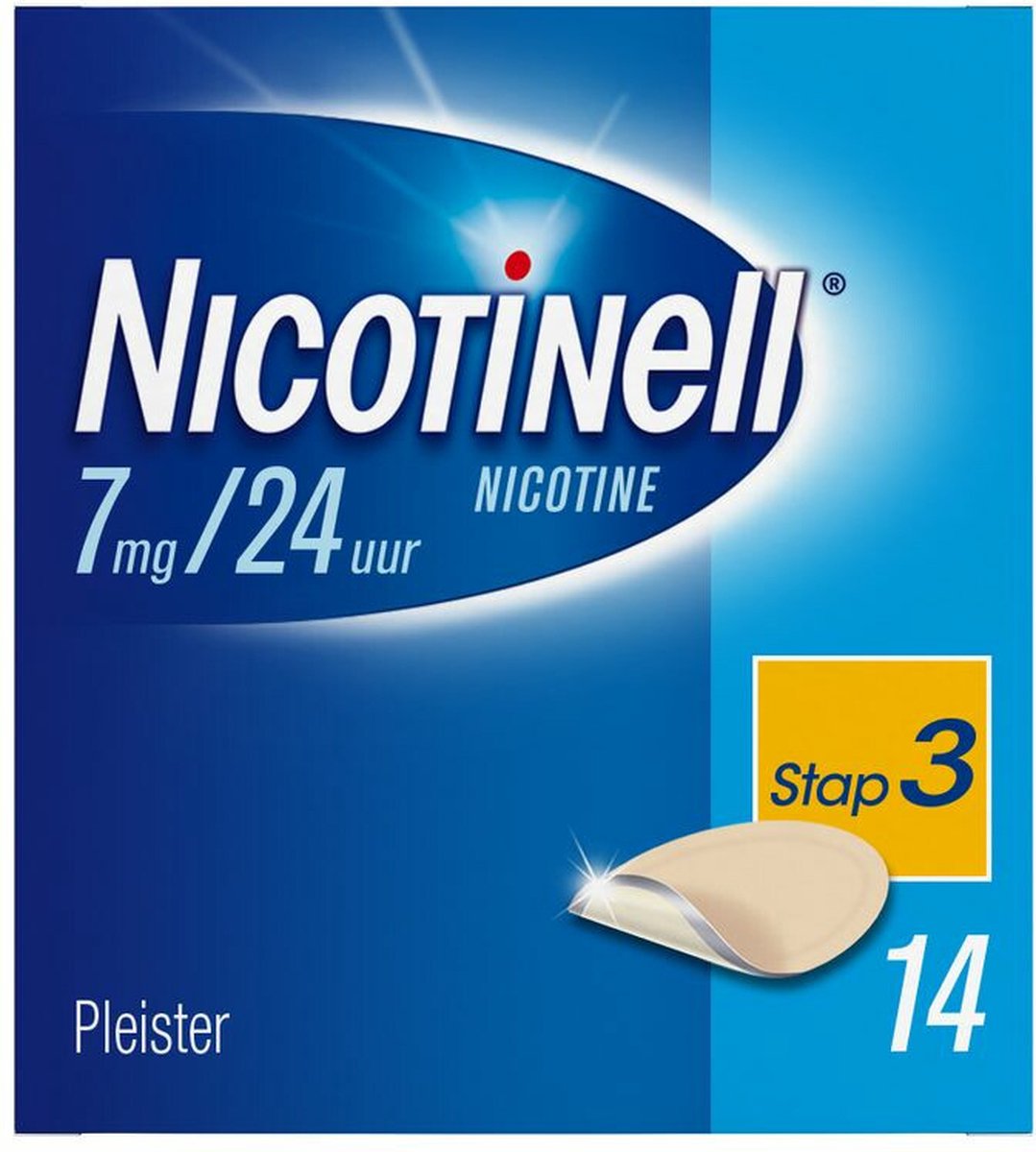 Goedkoopste Nicotinell Nicotinepleisters 7mg - 1 x 14 stuks