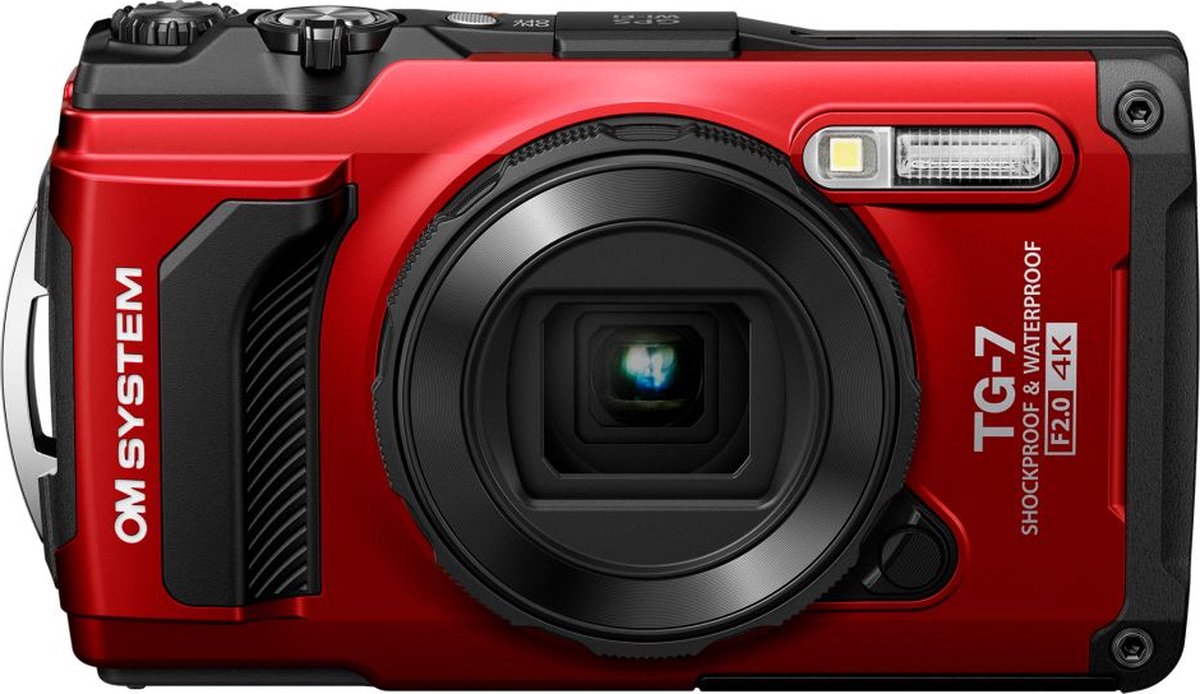 OM SYSTEM Compactcamera TG-7 Rood