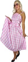 Barbie Jurk voor volwassenen met pruik – Margot Robbie film – Thema bride to be Barbie - Barbie cosplay Jurk – Vrijgezellenfeest vrouwen Barbie thema – Halloween en carnaval kleding Barbie