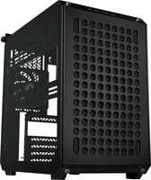 Cooler Master Qube 500 Flatpack PC behuizingen - Zwart - Tempered Glass - ITX / Micro ATX / ATX / E-ATX