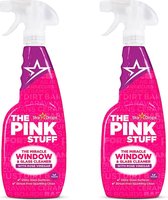 The Pink Stuff - Window & Glass Cleaner - Glassex - Raam - schoonmaakmiddel - allesreiniger - set van 2 flessen - Miracle Cleaner