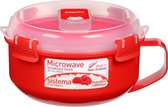 Sistema Microwave Breakfast bowl - 850 ml - Rouge