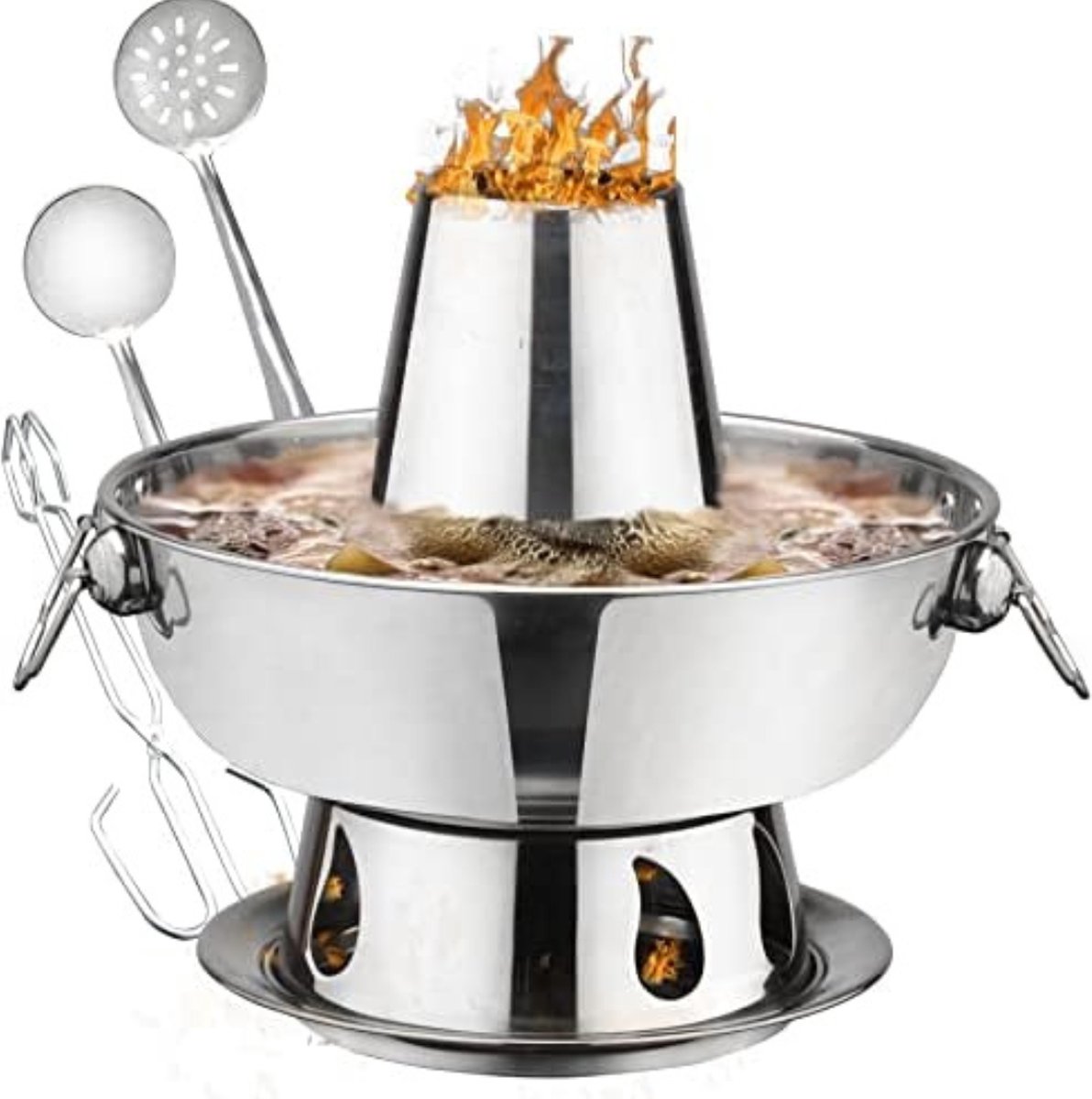 Tristar Electric Hotpot PZ-9131 - Fondue chinoise - BBQ coréen et plaque de  gril - Y