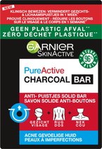 3x Garnier SkinActive Pure Active Charcoal Gezichtsreinigings Bar 100 gr