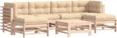 vidaXL-7-delige-Loungeset-met-kussens-massief-teak