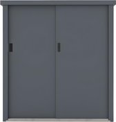 Vente-unique Tuinkast van gegalvaniseerd staal REIVAX - Grijs - 1,31 m3 - L125 x B80 x H131 cm