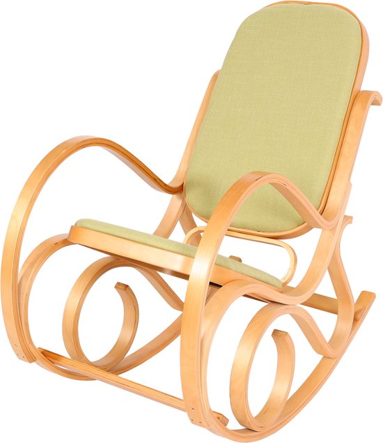 Fauteuil stoel,Schommelstoelen, massief houten