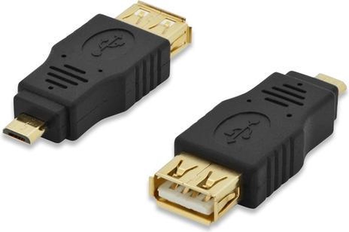USB adapter, type micro B - A