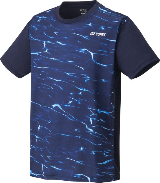 Yonex 16639EX heren tennis badminton shirt - donkerblauw - maat M