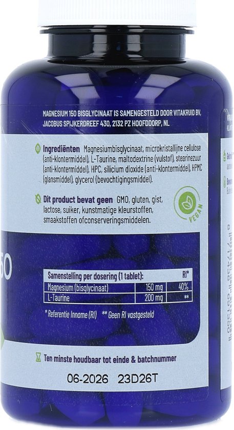 Vitakruid - Magnesium 150 Bisglycinaat