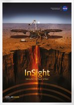 Insight The Vital Signs Of Mars | Space, Astronomie & Ruimtevaart Poster | A4: 21x30 cm