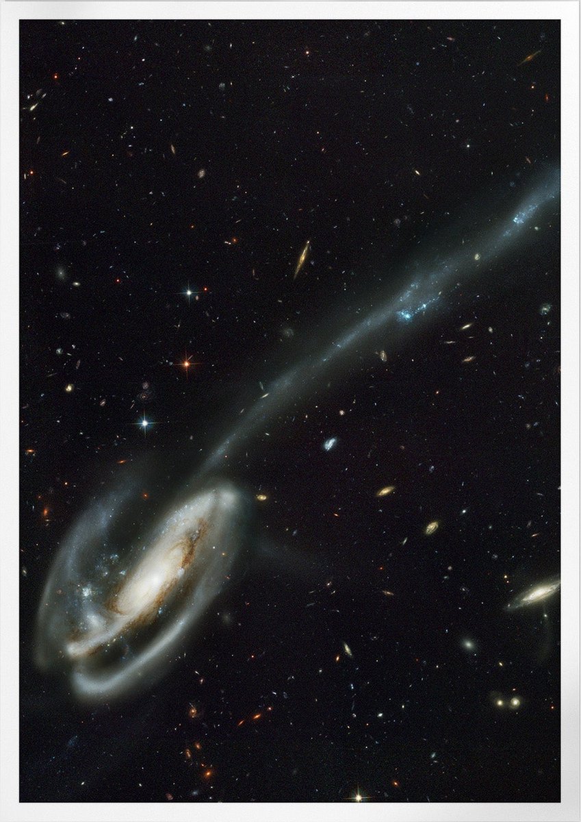 The Tadpole Galaxy | Space, Astronomie & Ruimtevaart Poster | B2: 50x70 cm