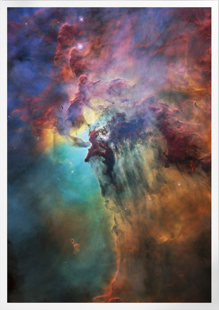 The Lagoon Nebula | Space, Astronomie & Ruimtevaart Poster | A3: 30x40 cm