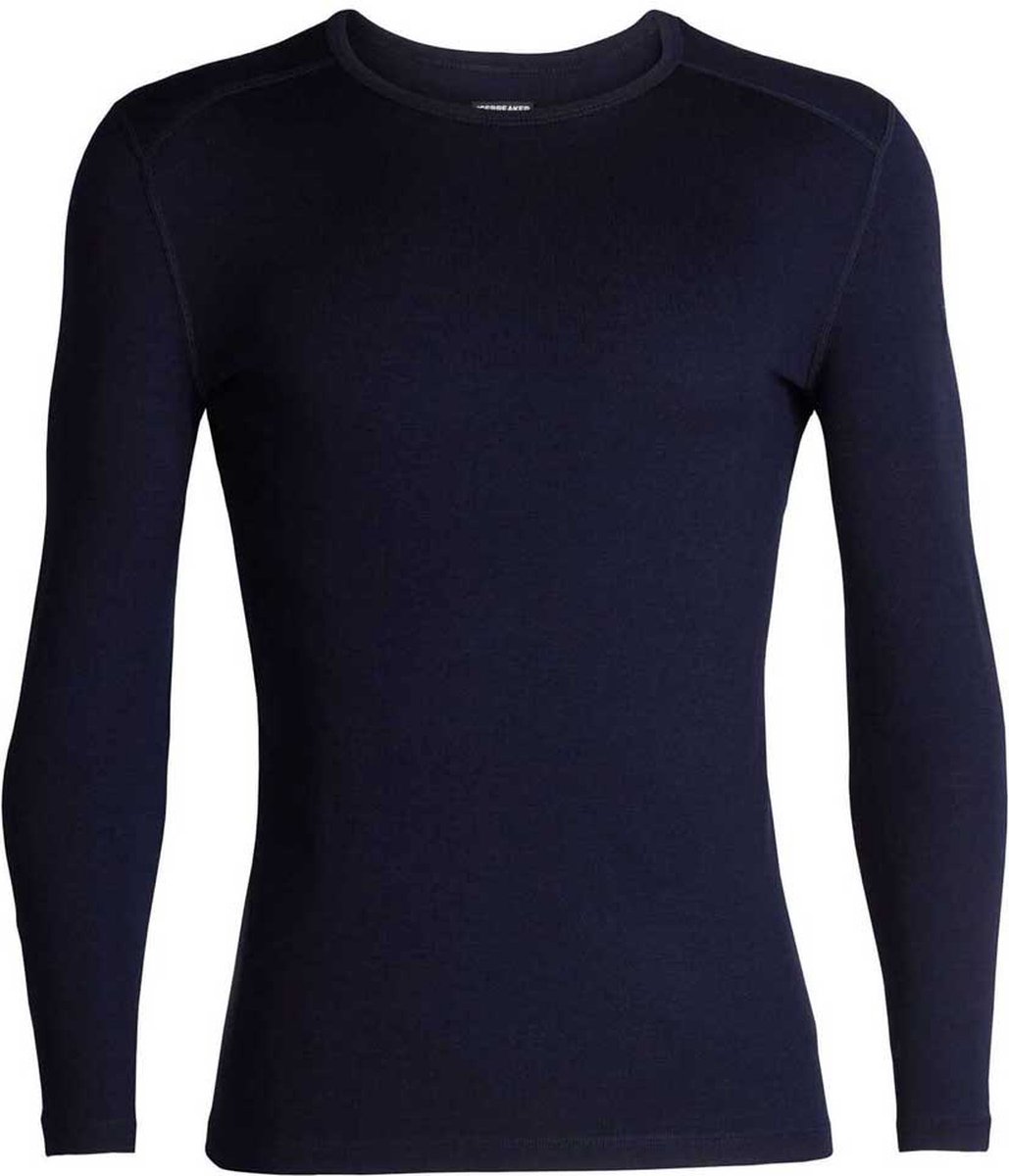 Icebreaker Mens 260 Tech LS Crewe - Midnight navy - Wintersport - Wintersportkleding - Thermokleding