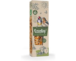 Witte Molen - Vegetarisch - Knaagdier - Country Zaadsticks Vink Appel & Sesamzaad 60g - 2st